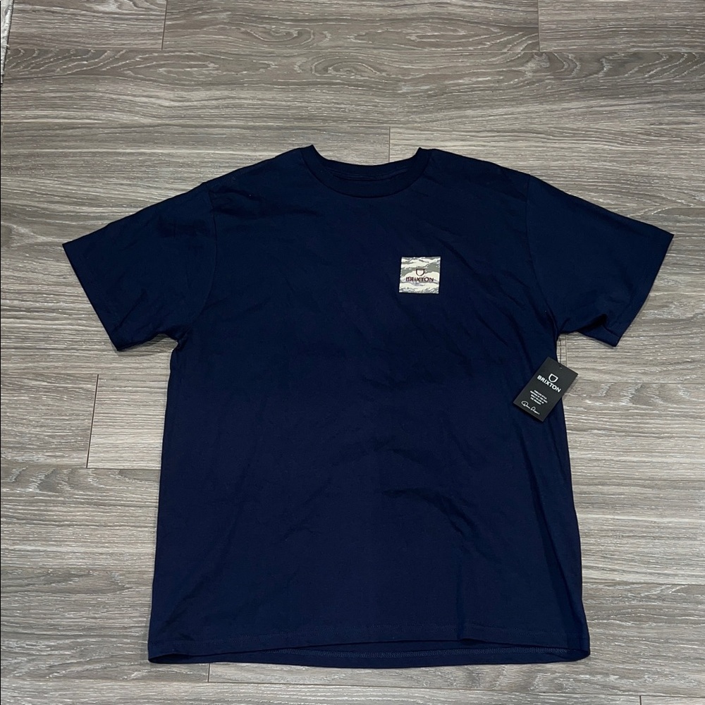 Brixton Dark Blue Short Sleeve Tee